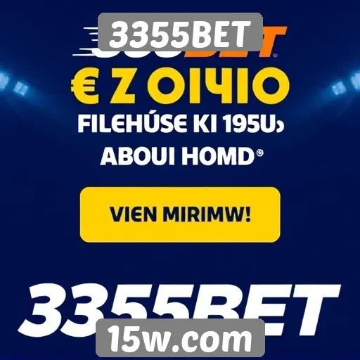 Promoções e bônus disponíveis no 3355BET